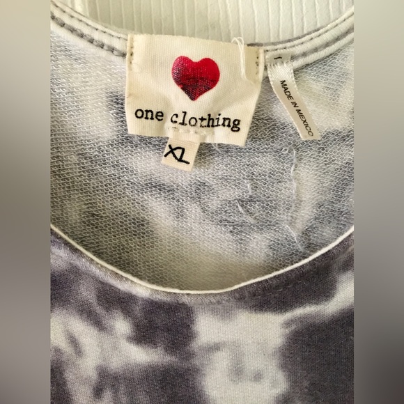 ❤️ One Clothing Dress Skater Style soft white grey dark grey watercolor design - Picture 10 of 14